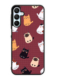 Cat Pattern Wallpaper Samsung Galaxy A15 5G Case OV1436