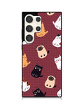 Cat Pattern Wallpaper Samsung Galaxy S23 Ultra 5G Case QC1436