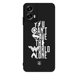 JL You Cant Save The World Alone Motorola Moto G Play 2024 Case OV1461