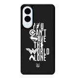 JL You Cant Save The World Alone Samsung Galaxy S25 Edge 5G Case OV1461