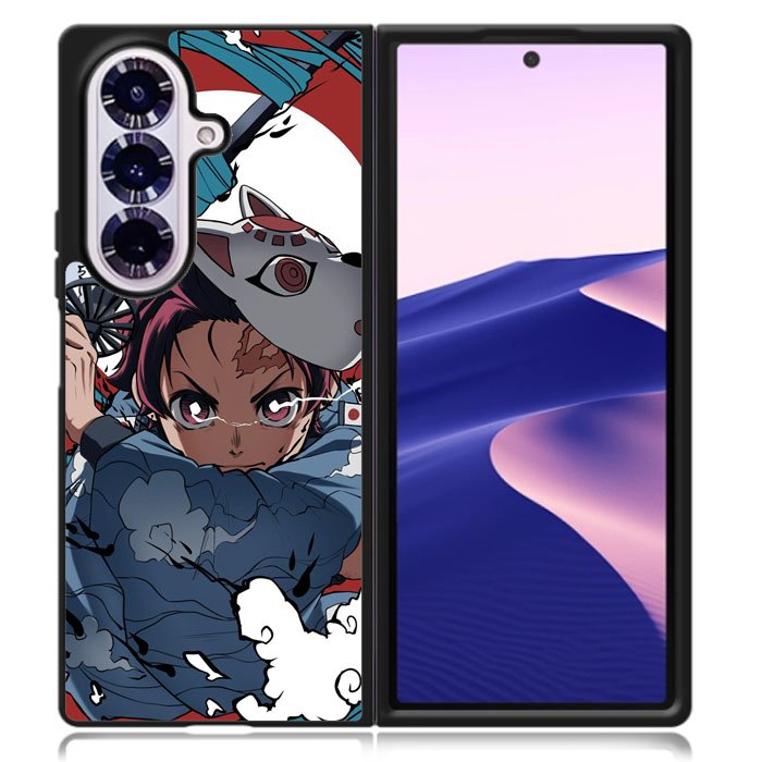 Tanjiro Kimetsu No Yaiba Samsung Galaxy Z Fold 7 Case OV1475