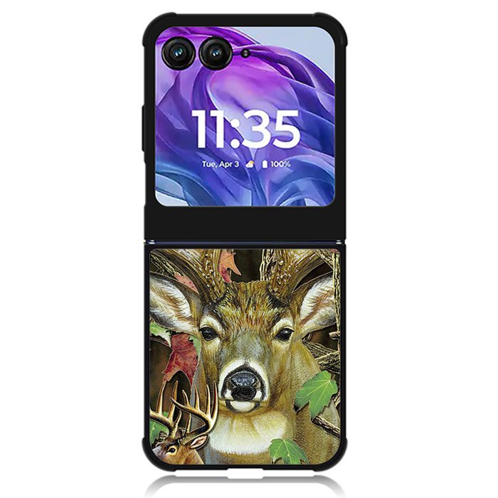 Deer Camo Camouflage Motorola Moto Razr Plus 2024 , Moto Razr+ 2024 Case OV7613