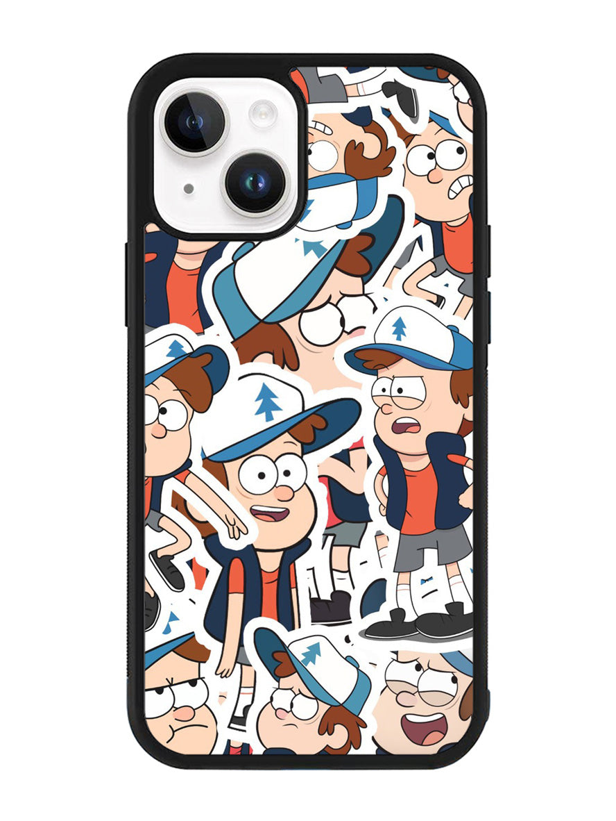 Gravity Falls Pattern iPhone 14 Plus Case QC7625
