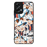 Gravity Falls Pattern Motorola Moto G Play 2024 Case OV7625