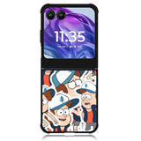Gravity Falls Pattern Motorola Moto Razr Plus 2024 , Moto Razr+ 2024 Case OV7625