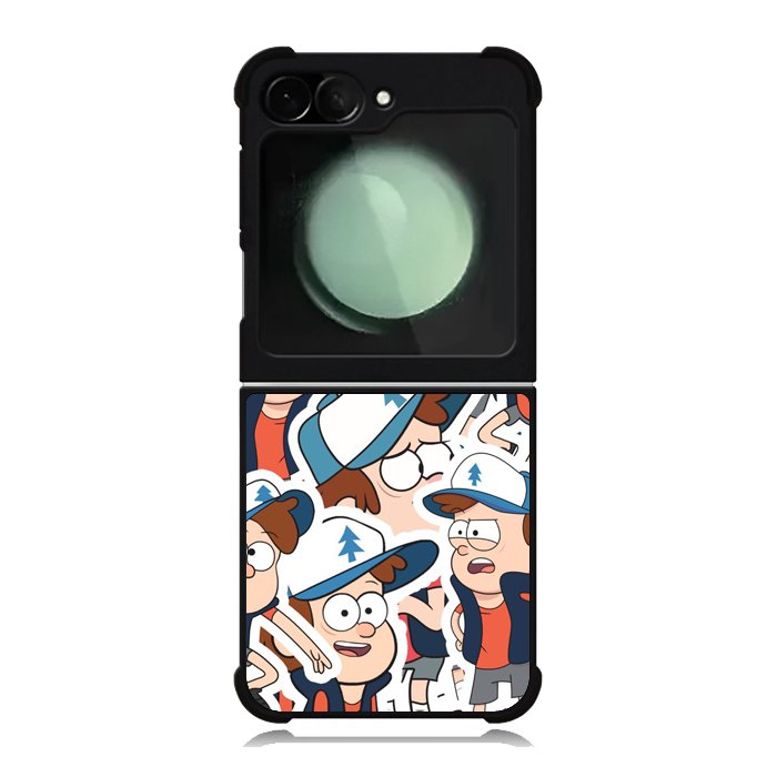 Gravity Falls Pattern Samsung Galaxy Z Flip 6 5G 2024 Case OV7625