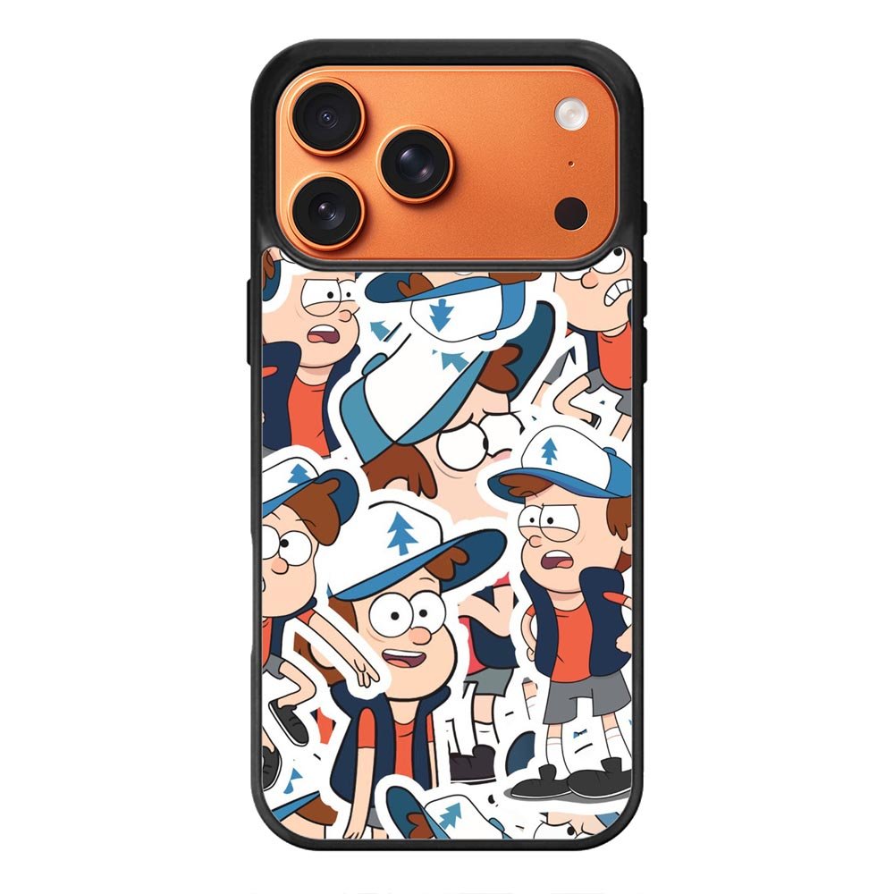 Gravity Falls Pattern iPhone 17 Pro Case QC7625