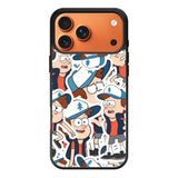 Gravity Falls Pattern iPhone 17 Pro Case QC7625