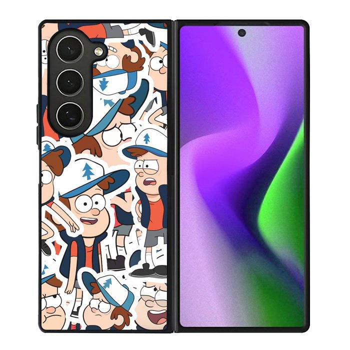 Gravity Falls Pattern Samsung Galaxy Z Fold 6 5G 2024 Case OV7625