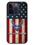 Us Air Force Military Usa Flag iPhone 14 Pro Case
