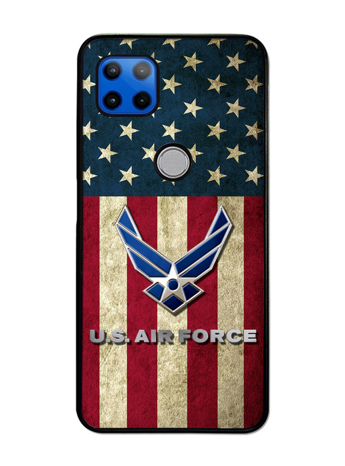 Us Air Force Military Usa Flag Motorola Moto G 5G Case , Moto One 5G Ace Case