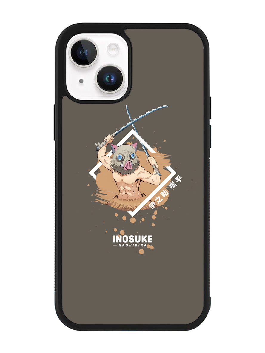 Inosuke Kimetsu no Yaiba iPhone 14 Case QC7491