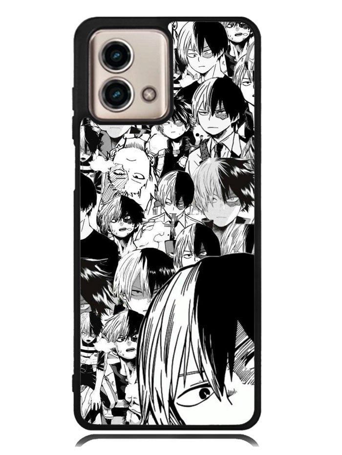 Todoroki Black and White Motorola Moto G Stylus 5G 2023 Case OV7534