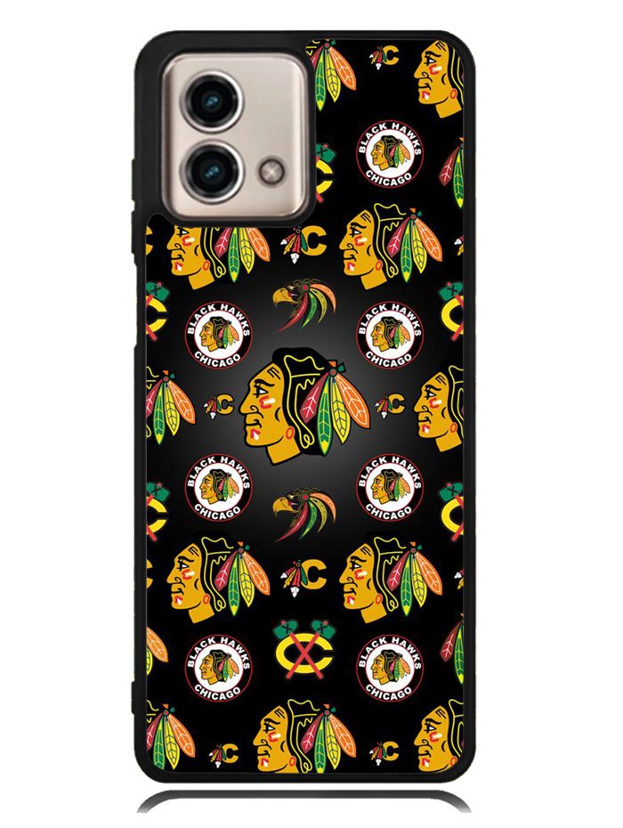 Chicago Blackhawks Pattern Motorola Moto G Stylus 5G 2023 Case OV7420