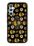 Chicago Blackhawks Pattern Samsung Galaxy A54 5G Case OV7420