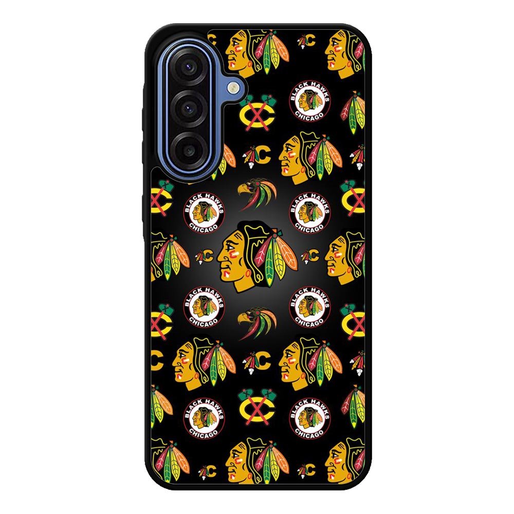 Chicago Blackhawks Pattern Samsung Galaxy A17 Case QC7420