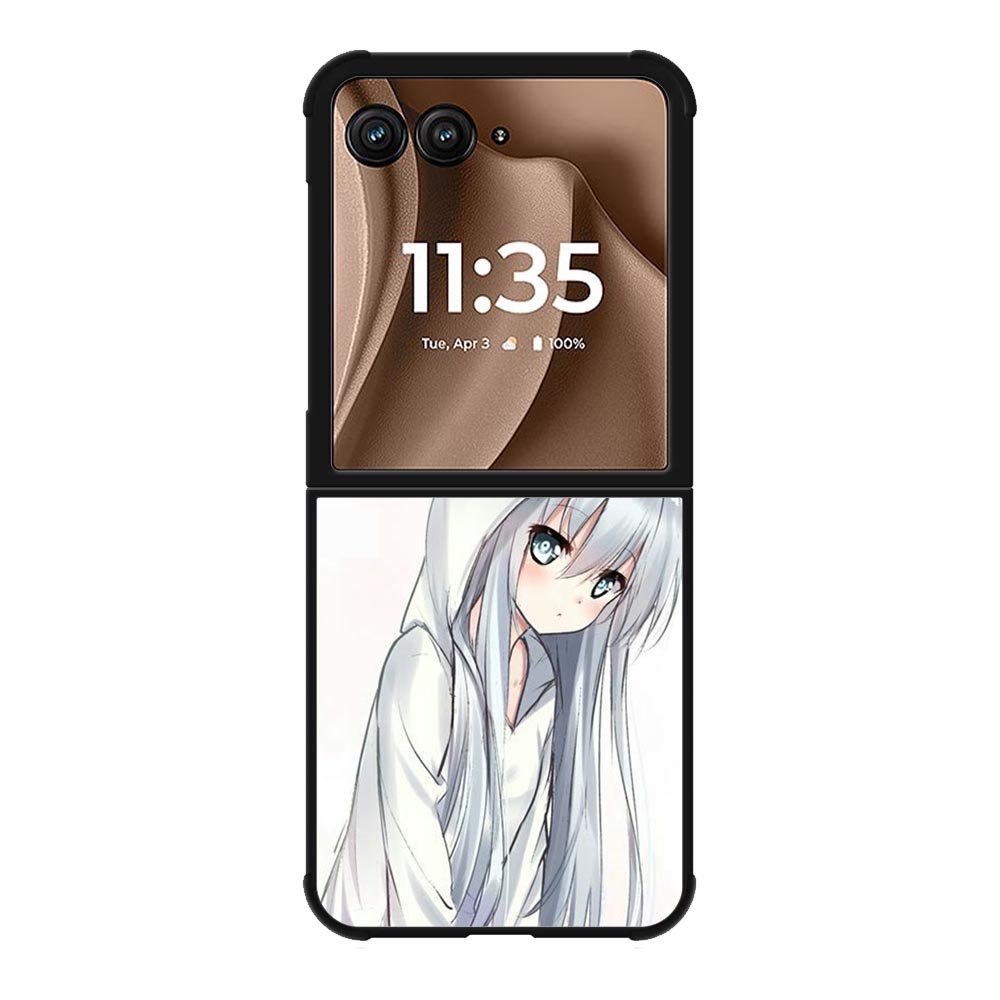 Anime Girl Sketch Motorola Moto RAZR Plus 2025 Case OV9638