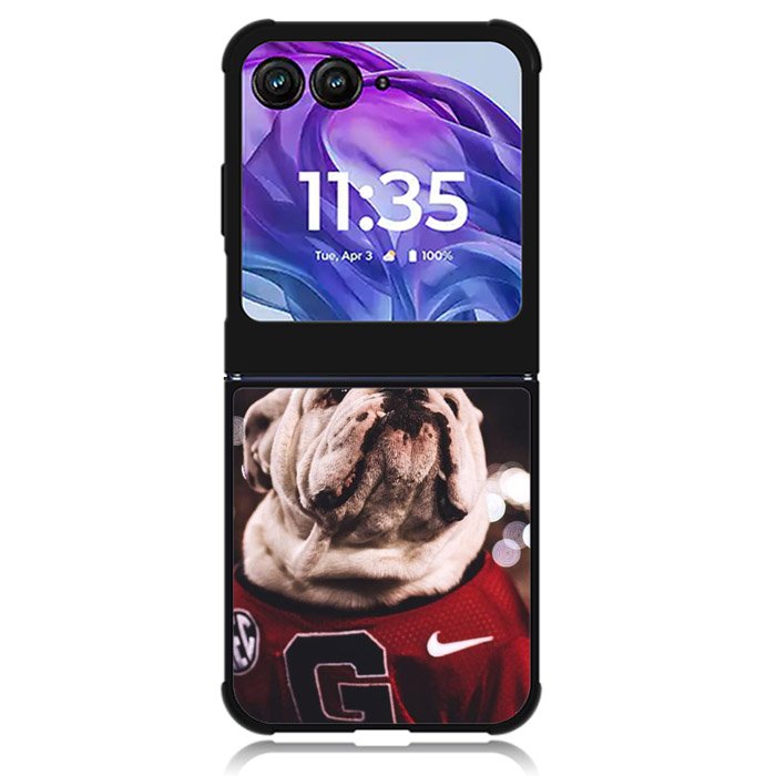 Georgia Bulldogs Football Motorola Moto Razr Plus 2024 , Moto Razr+ 2024 Case