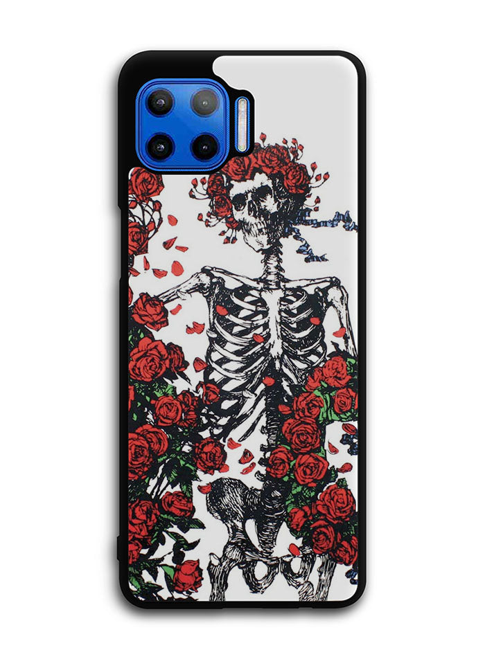 Grateful Dead Bones And Roses Motorola Moto One 5G Case , Moto One 5G UW Case , Moto G 5G Plus Case