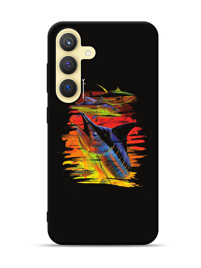 Guy Harvey Island Marlin Boat Samsung Galaxy S24 FE 5G Case OV9626
