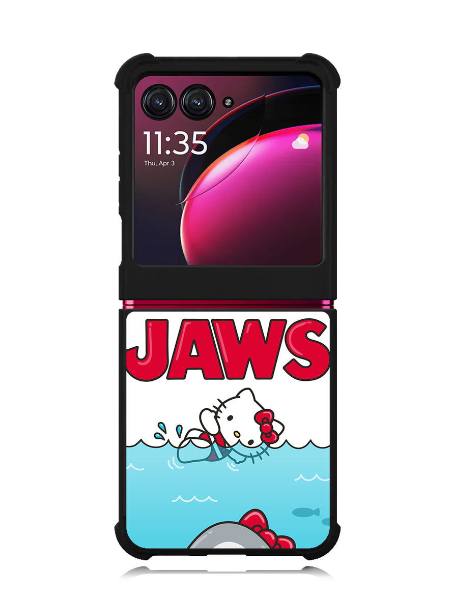 Jaws Hello Kitty Motorola Moto Razr Plus 2023 , Moto Razr+ 2023 Case