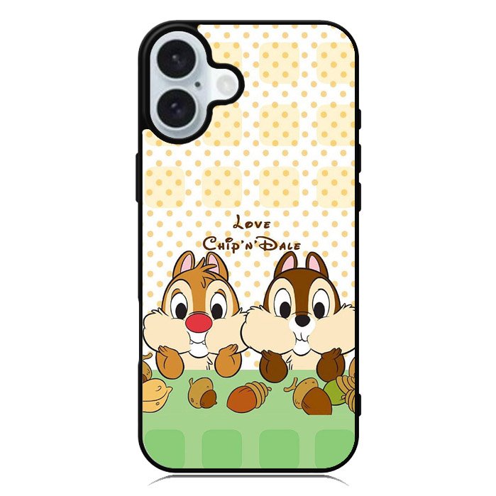 Love Chip And Dale iPhone 16 Case QC9633