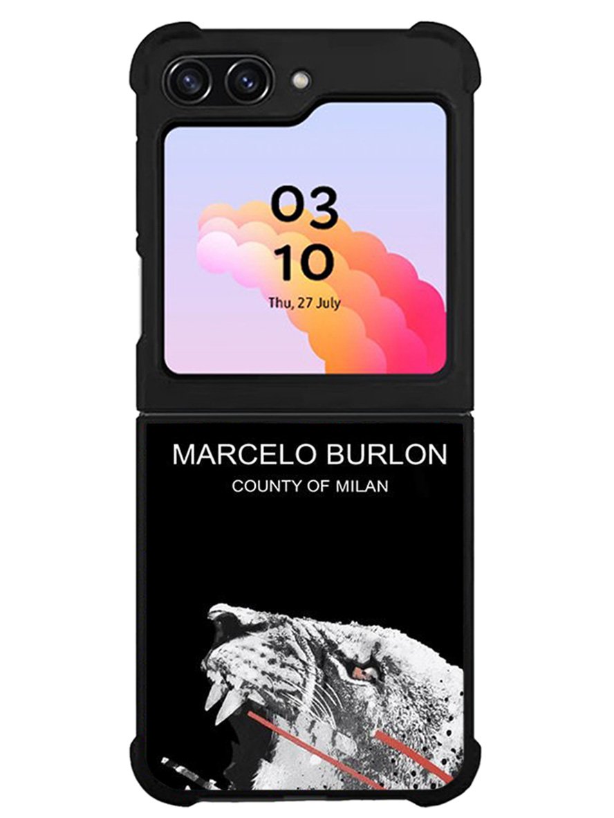 Marcelo Burlon Tiger Samsung Galaxy Z Flip 5 5G 2023 Case OV9634