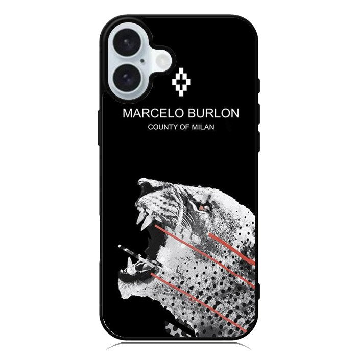 Marcelo Burlon Tiger iPhone 16 Case QC9634