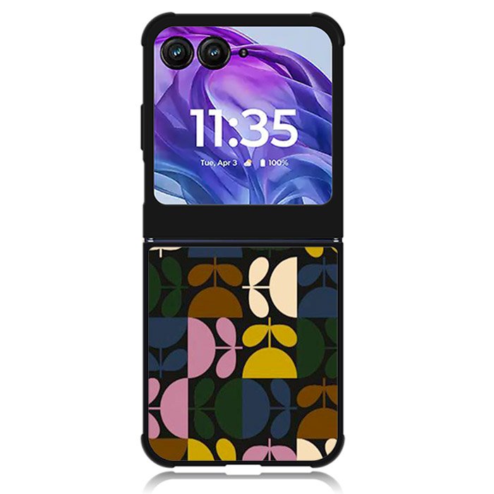 Multi Stem Orla Kiely Flower Motorola Moto Razr Plus 2024 , Moto Razr+ 2024 Case OV9613