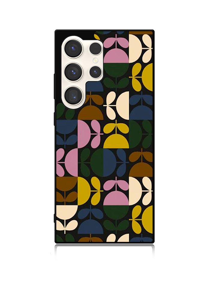 Multi Stem Orla Kiely Flower Samsung Galaxy S25 Ultra 5G Case QC9613