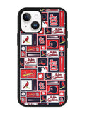 St Louis Cardinals Baseball Doodle Log iPhone 14 Plus Case QC9600