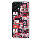 St Louis Cardinals Baseball Doodle Log Motorola Moto G Play 2024 Case OV9600