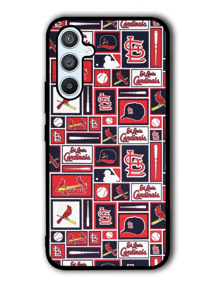 St Louis Cardinals Baseball Doodle Log Samsung Galaxy A14 5G Case QC9600