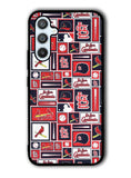 St Louis Cardinals Baseball Doodle Log Samsung Galaxy A14 5G Case QC9600