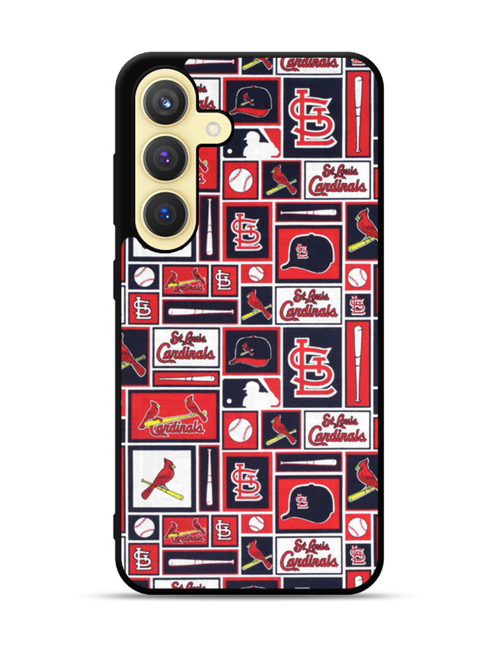 St Louis Cardinals Baseball Doodle Log Samsung Galaxy S25 5G Case OV9600