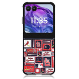 St Louis Cardinals Baseball Doodle Log Motorola Moto Razr Plus 2024 , Moto Razr+ 2024 Case OV9600