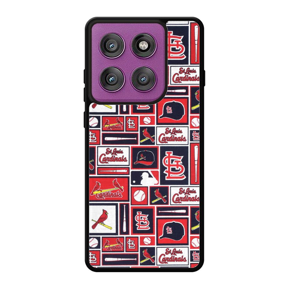 St Louis Cardinals Baseball Doodle Log Motorola Moto Edge 60 Pro Case OV9600