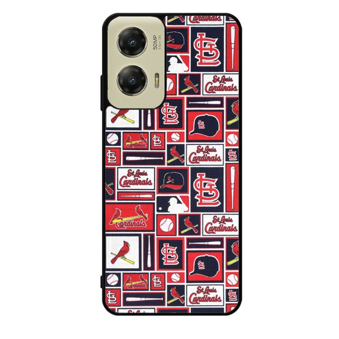St Louis Cardinals Baseball Doodle Log Motorola Moto G Stylus 5G 2024 Case OV9600