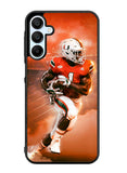 University of Miami Footbal Samsung Galaxy A35 5G Case OV9597