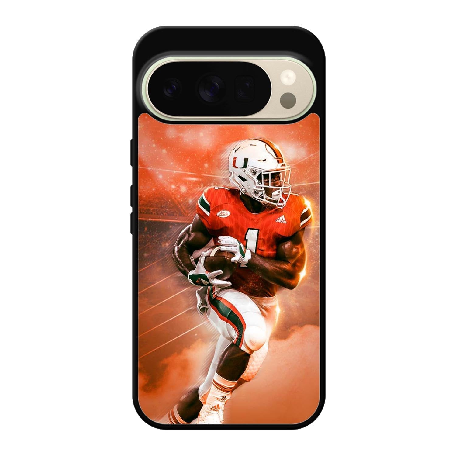 University of Miami Footbal Google Pixel 10 Pro XL Case OV9597
