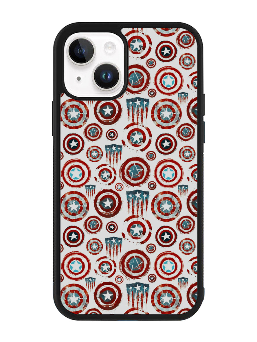 Wallpaper Shield Capt Americ iPhone 14 Case QC9595