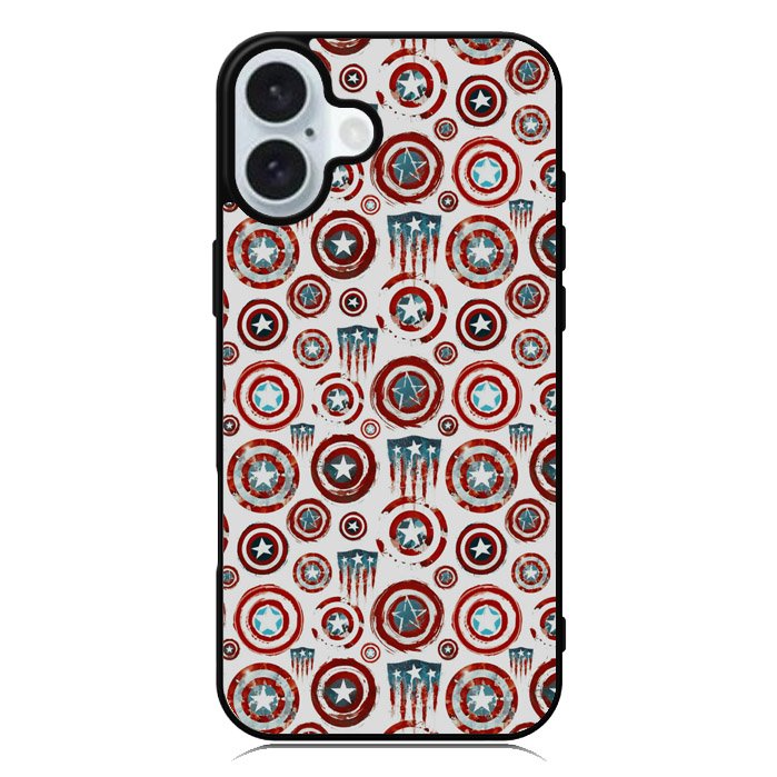 Wallpaper Shield Capt Americ iPhone 16 Plus Case QC9595