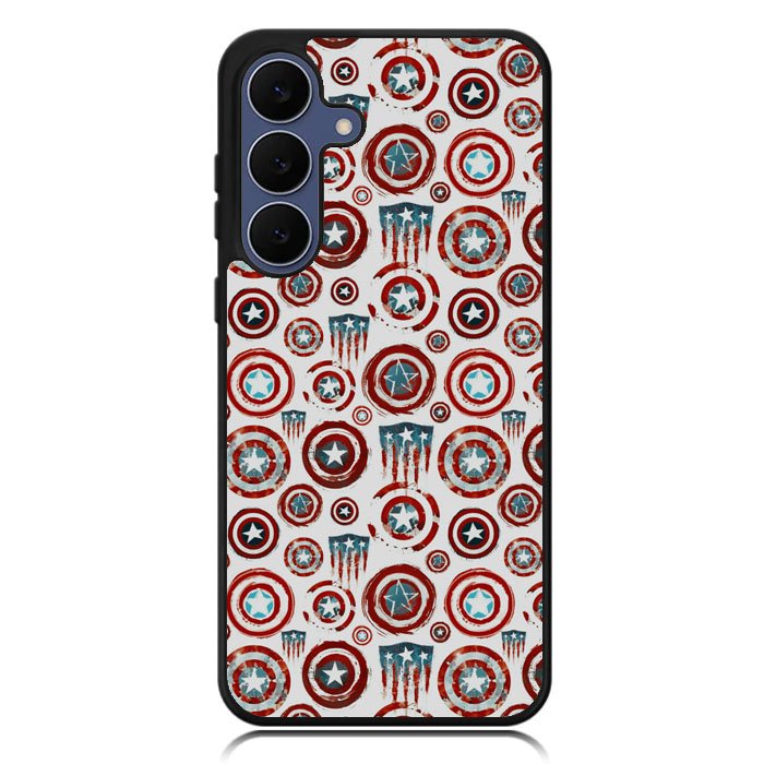 Wallpaper Shield Capt Americ Samsung Galaxy S25 FE Case OV9595