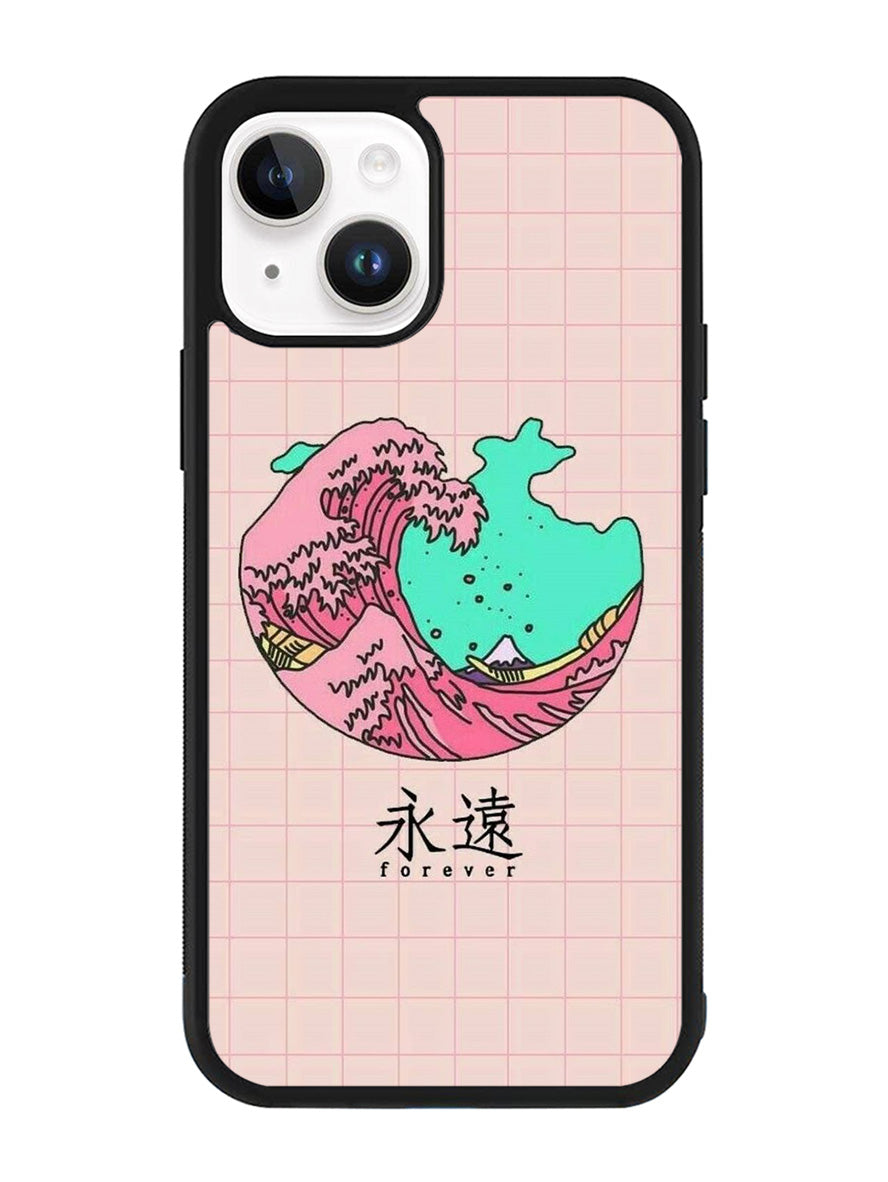 Aesthetic Japanese iPhone 14 Plus Case QC9086