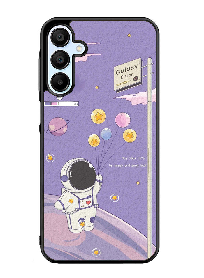 Astronaut Purple Samsung Galaxy A15 5G Case OV9083