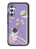 Astronaut Purple Samsung Galaxy A14 5G Case QC9083
