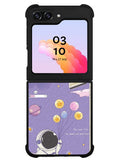 Astronaut Purple Samsung Galaxy Z Flip 5 5G 2023 Case OV9083