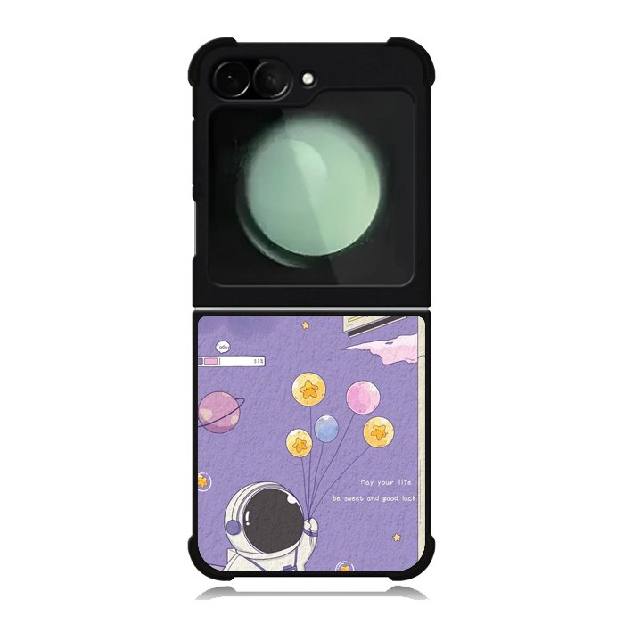 Astronaut Purple Samsung Galaxy Z Flip 6 5G 2024 Case OV9083