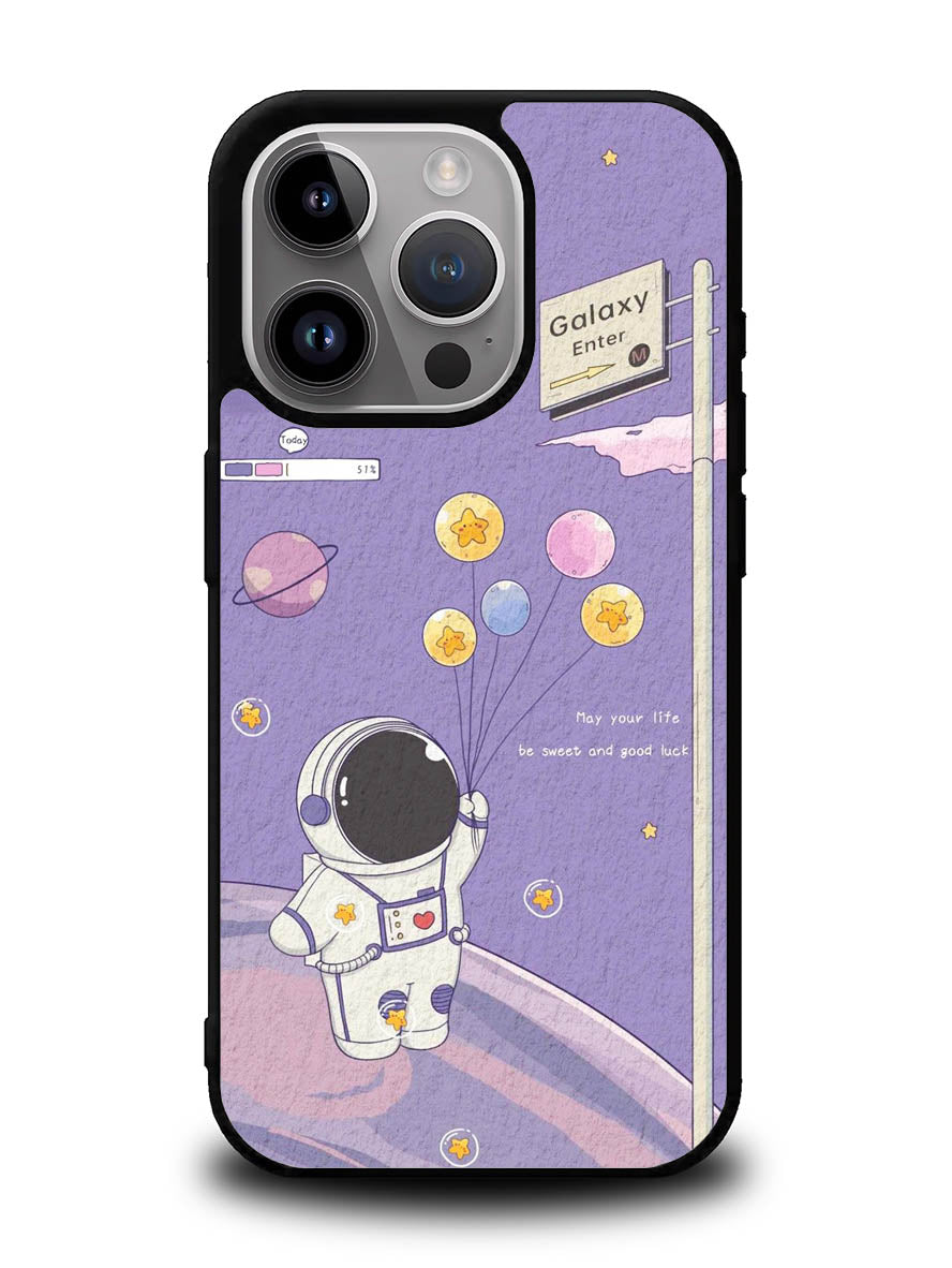 Astronaut Purple iPhone 16 Pro Max Case OV9083