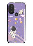 Astronaut Purple Motorola Moto G Pure 2021 , Moto G Power 2022 Case OV9083